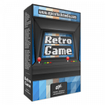 Retro Game - 8-bit old school 80’s vintage Game styled audio sound effects library