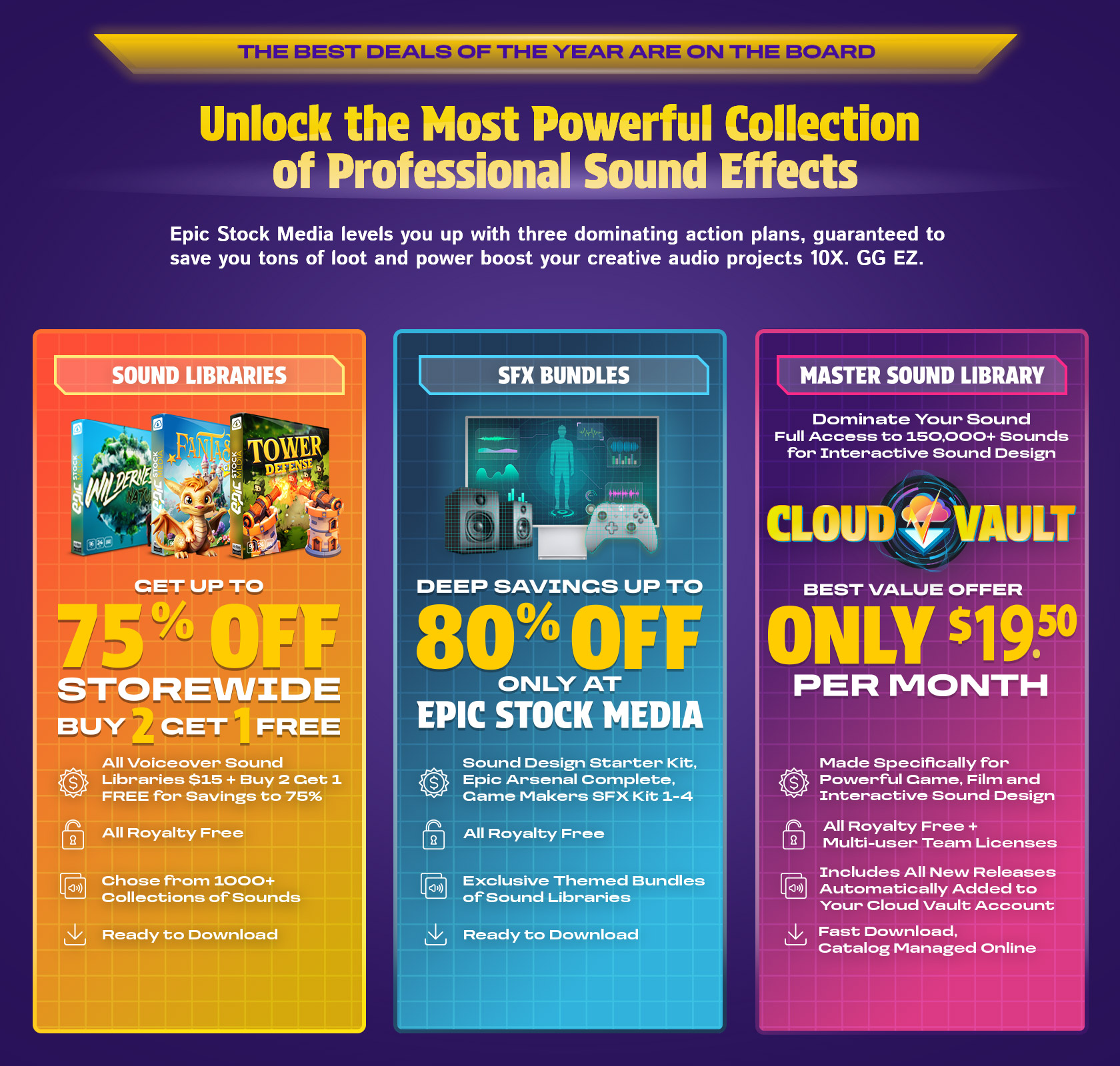 Sound Effects Libraries On Sale